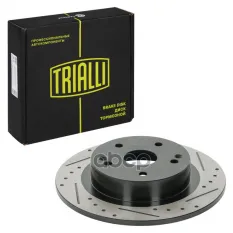 Диск торм. для а/м Geely Coolray (18-) зад. d=285 (перф/слот/окраш) (DF 066s) PRO Trialli арт. DF 066S