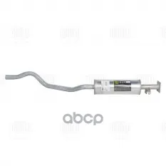 Глушитель для а/м Daewoo Nexia (95-) доп. (рез-р) кор. п/кат. б/отв. (алюм. сталь) (EAM 0509) Trialli арт. EAM0509