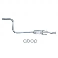 Глушитель для а/м Daewoo Matiz (98-) доп. (резонатор) (длин.труба) (алюм. сталь) (EAM 1010) Trialli арт. EAM 1010