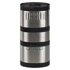 Глушитель универс. (овал 105x170) L=380 d=63 (1 вх. 1 вых. с камерой) (нерж. сталь) (EAM 22L38063) Trialli арт. EAM 22L38063