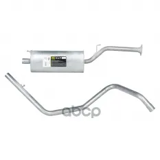 Глушитель LADA 21214 Евро-2 (77-) 1.7 с ГБО (алюм. сталь) Trialli арт. EMM0909