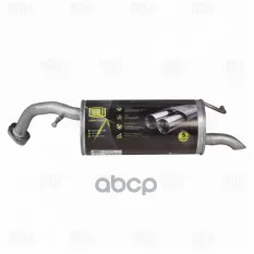 Глушитель для а/м Toyota Yaris (99-) осн. (алюм. сталь) TRIALLI EMM 1901 Trialli арт. EMM 1901