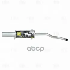 Глушитель и резонатор для а/м Лада 2106 прямоточный T-Sport алюминиевая сталь Trialli арт. EMM4001