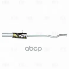 Глушитель для а/м Лада 2110, 2111, 2112 осн. с 2007 г. в. прямоточный (алюм. сталь) (EMM 4006) T-Spo Trialli арт. EMM 4006