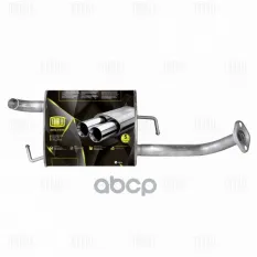 Глушитель для а/м Lifan Solano (10-) алюминиевая сталь Trialli арт. EMM2702