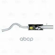 Глушитель для а/м Лада 1119 Kalina осн. прямоточный (алюм. сталь) (EMM 4009) T-Sport Trialli арт. EMM 4009