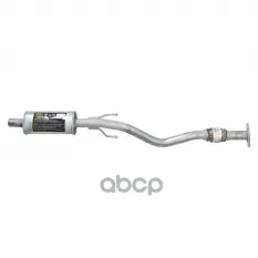 Глушитель и резонатор для а/м Kia Picanto (04-) 1.0i 1.1i алюминиевая сталь Trialli арт. EAM 0333