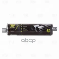 Глушитель для а/м ГАЗ 3302 старый образец алюминиевая сталь Trialli арт. EMM0303