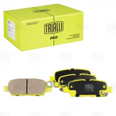 КОЛОДКИ ТОРМОЗНЫЕ ДИСКОВЫЕ (КЕРАМ.) PRO | ЗАД | Trialli арт. PF1404CR