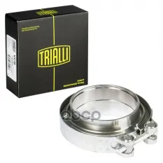 Хомут глушителя V-band с фланцами D=70 мм (нерж. сталь) (VCB 70 SS) Trialli арт. VCB 70 SS