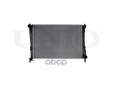 Радиатор охлаждения двигателя Ford Fiesta V 01-, Fusion 02-, Mazda 2 03- UNIO арт. RAD-10081