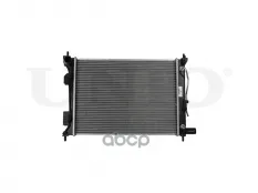 Радиатор охлаждения двигателя Kia Rio III 11-, Hyundai Solaris 10-, i20 08- UNIO арт. RAD-10026
