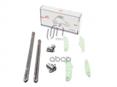 Комплект ГРМ Kia/Hyundai D4EA (2 цепи+натяжители+успокоители) (24351-2F000,24361-2F000) UM United Motors арт. 17-CDC117