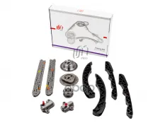 Комплект ГРМ FB20/FB25/FA20T (2-цепи+ натяжители+ успокоители, звездочки КВ/РВ с фазовращателем) United Motors арт. 41-CDC140