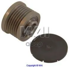 Шкив генератора Mitsubishi  Nissan  Opel. Renault  Volvo WAI арт. 24-94256