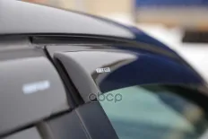 Дефлекторы неломающиеся на боковые стекла VORON GLASS серия Samurai Hyundai Solaris II 2017 Sd /седан/накладные/скотч/к-т 4шт./ Voron Glass арт. DEF00