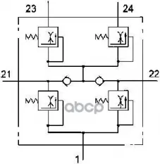 КЛАПАН ЗАЩИТНЫЙ 4-Х КОНТУРНЫЙ Wabco арт. 9347141230