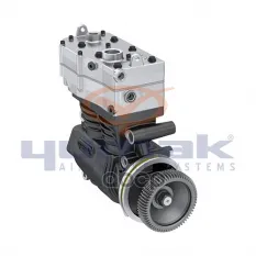 Компрессор воздушный 2-х цилиндровый DAF (с шестернёй) (CF85/XF105) Wabco Yumak арт. 0105097