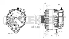 Генератор Renault Koleos 08- Zekkert арт. ge-1020
