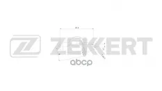 Тормозной суппорт передний левый Lada Oka (1111_) 88- Zekkert арт. bs-8324