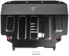 Защита картера + КПП + комплект крепежа, Сталь, FAW Besturn X40 2019-, V-1.6 Автоброня арт. 111.08010.1