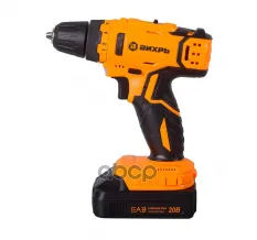 Дрель-шуруповерт аккумуляторный 20.0В 1.5Ач (2АКБ Li-Ion,кейс,набором оснастки) ВИХРЬ ВИХРЬ арт. 72/14/36