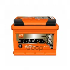 Аккумулятор ЗВЕРЬ EFB 60 А/ч прямой L+ 242x175x190 L2 EN 640 А ЗВЕРЬ арт. ZVEFB 60-3-L