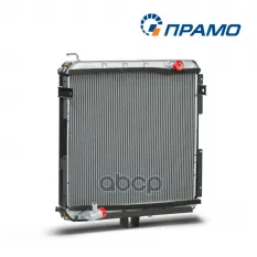 Радиатор ГАЗ-33106 Валдай алюминиевый 2-х рядный дв.CUMMINS ЕВРО-4 с дополнительным патрубком ПРАМО Прамо арт. ЛР33106-1301010-10