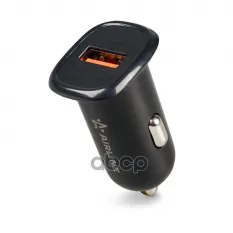 Адаптер автомобильный компактный 1xUSB QC 3.0  12/24В (AEAK018) AIRLINE арт. aeak018