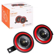 Сигнал звуковой 12V 335/400Hz комплект 2шт. AIRLINE AIRLINE арт. AHR-12D-01
