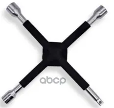 ATAB038 Ключ баллонный крестовой усиленный 17х19х21х1/2' PRO 350мм, обрезиненные рукоятки (ATAB038) AIRLINE арт. ATAB038