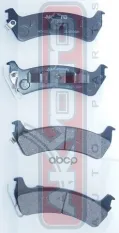 CHRYSLER Колодки тормозные дисковые задние AKYOTO арт. AKD-0111