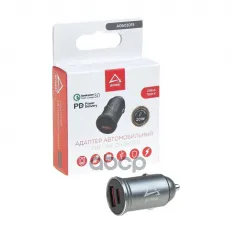 Адаптер автомобильный 20W USB-A (QC3.0) + Type-С (PD 3.0) 12-24V в прикуриватель ARNEZI A0603015 ARNEZI арт. A0603015