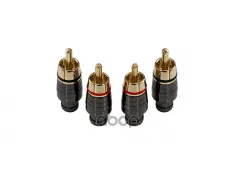 Штекер RCA комплект 4шт. AURA AURA арт. RCA-P403