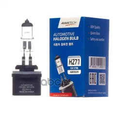ЛАМПА ГОЛОВНОГО СВЕТА H27 1 12V 27W AVANTECH арт. AB0029