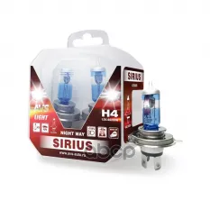 Лампа 12V H4 60/55W P43t 3700K блистер (2шт.) AVS AVS арт. A78949S