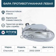 Фара противотуманная левая/96303261/ARG23-3043L/ARIRANG Arirang арт. ARG233043L