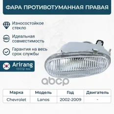 Фара противотуманная правая Arirang арт. ARG23-3043R