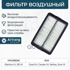 Фильтр воздушный Arirang арт. ARG321336