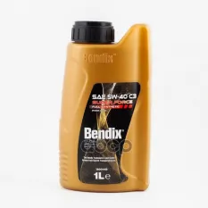 Масло моторное 1л.  синтетика BENDIX SUPER FORCE С3 SAE 5W-40 API SN/CF ACEA C3 BENDIX арт. 180044b