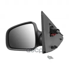 Зеркало боковое тросовое ОБОГРЕВ с НАКЛАДКОЙ левое для RENAULT Logan 2/Sandero 2014 BOLK BBW307015 BOLK арт. BBW307015