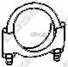 Хомут глушителя универс. M8 60мм BOSAL 250-260 (60587685) Bosal арт. 250-260
