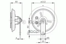 СИГНАЛ ЗВУКОВОЙ  FD4 24V| 110 ДБ УНИВЕРСАЛЬНОГО НАЗНАЧЕНИЯ Bosch арт. 0986320312