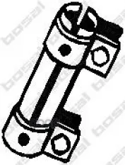 Бандаж глушителя AUDI 100 (44, 44Q, C3) 2.3 E [1986/10-1990/11] BOSAL 265-119 (357 253 141A) Bosal арт. 265119