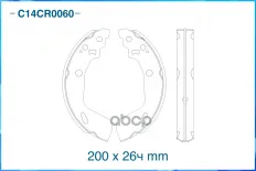 Колодки задние для SUZUKI CWORKS C14CR0060 CWORKS арт. C14CR0060
