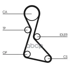 Ремень ГРМ зубчатый 124x190 Continental арт. CT553
