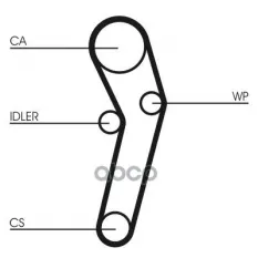 Ремень ГРМ [120 зуб.,19mm] Continental арт. CT631