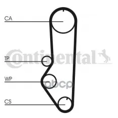 1653887 Ремень ГРМ FORD ESCORT 1.4,1.6L 97з. Continental арт. CT690