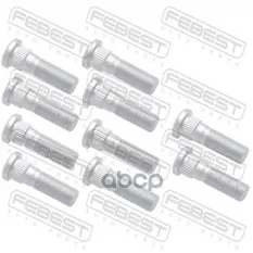 шпилька колёсная! M12x1.25 L46 Nissan Almera/Juke/Murano/Note/Qashqai/Tiida/Teana Febest арт. 0284001PCS10
