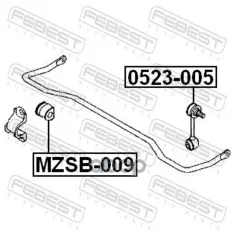 Тяга (стойка) стабилизатора FEBEST 0523-005 (GJ6A28170A) Febest арт. 0523-005